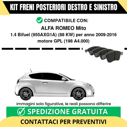 Pastiglie freno posteriori - freno,