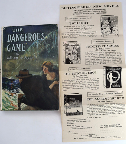1926 dangerous game - dangerous, mystery
