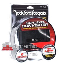 Rockford Fosgate RF-HLC convertitore audio auto 2 canali alto-basso livello Hi-Lo NUOVO