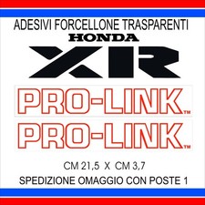 HONDA XR forcellone Adesivi in kristal trasparente