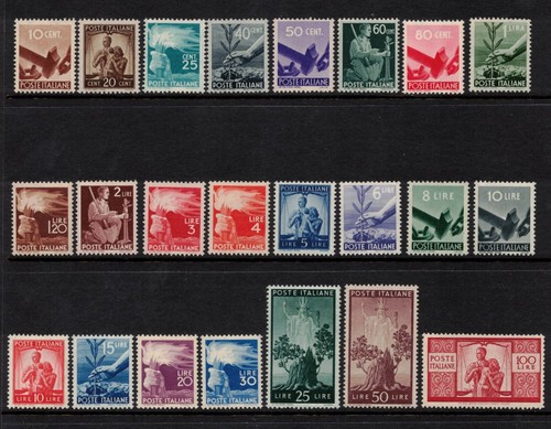 Italia repubblica 1945 serie - italia,