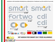 KIT adesivi SMART fortwo forfour cdi sticker prespaziato tuning auto adesivo