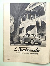 FIAT 600 AUTO CLIPPING ADVERT