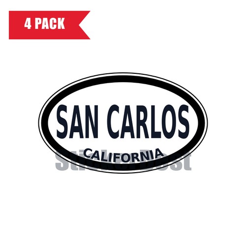 Adesivo ovale california san - california,