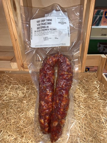 Salsiccia stagionata piccante - salsiccia,