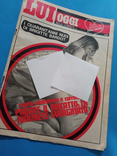 Lui oggi 1974 i 40 - 40, anni