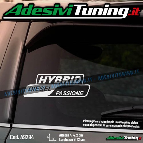 Adesivo hybrid diesel passione - diesel,
