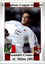 card Champions League winners
