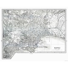 Mappa storica - Napoli Italia