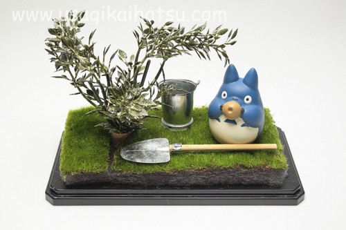 Diorama set totoro con teca - totoro,