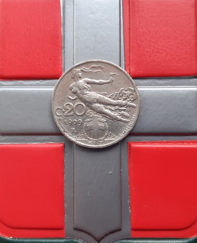 20 centesimi 1909 - (£),