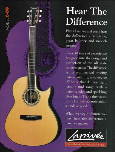 Chitarra acustica larrivee - chitarra,