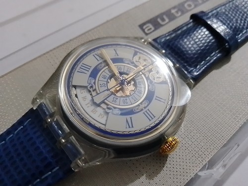 Swatch automatic sak401 round - swatch,