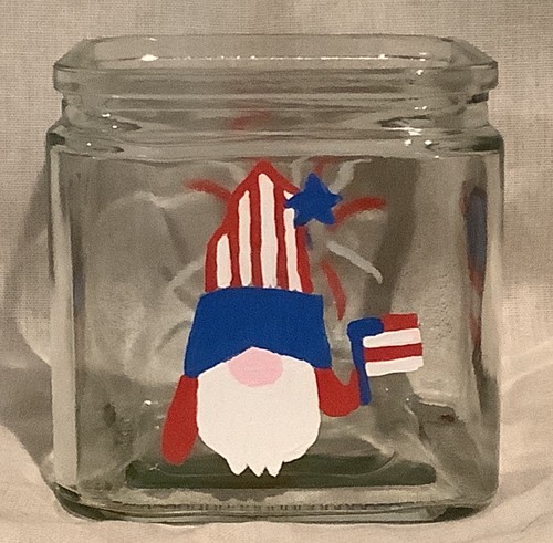 Vaso vetro quadrato