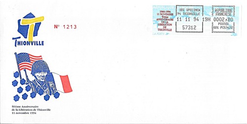 D345 cachet 50 ème - -,