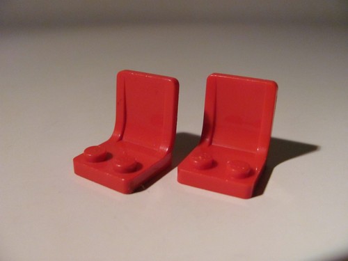 Lego sedile rosso - lego:, 2x