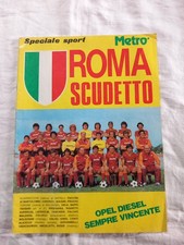 ROMA RIVISTA METRO SCUDETTO 1983 SUPPL. CAMPIONE D'ITALIA NO MAGLIA CALCIO 