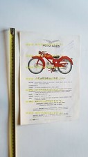 Moto Guzzi Cardellino 65 1956 depliant brochure originale 