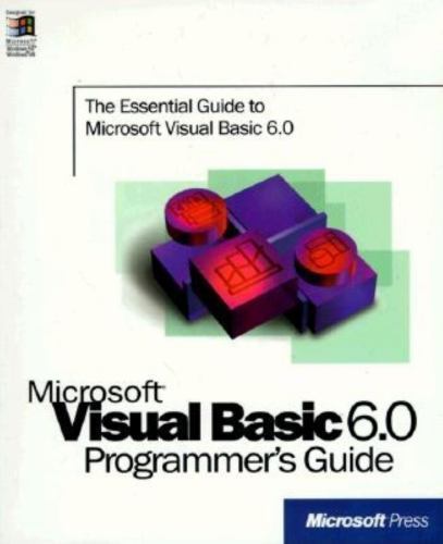Microsoft visual basic 0 - microsoft, 6.0