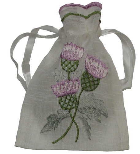 Scottish thistle embroidered - scottish,
