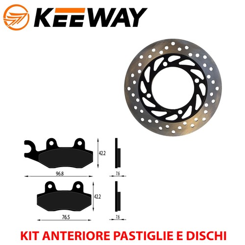 Kit freno anteriore pastiglie - freno,