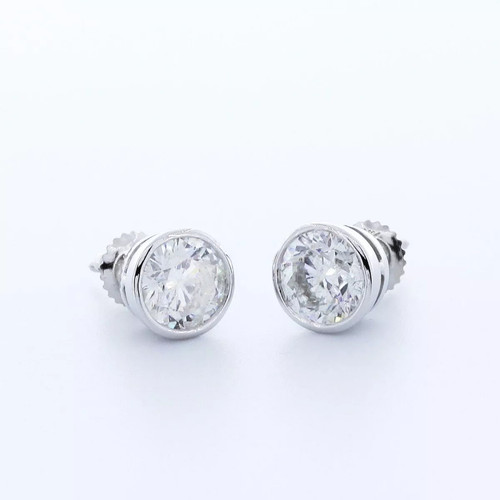Orecchini perno oro kt - a,