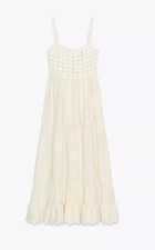 Abito midi Zara ecrù maglia