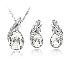 Collana Orecchini Set Cristal