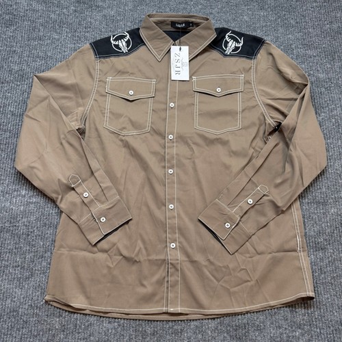 Mens western cowboy shirt - shirt, xl