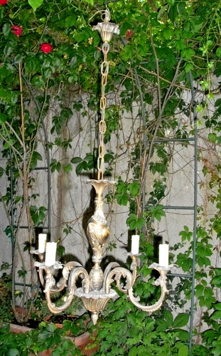 Antico elegante lampadario - , 4