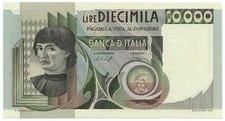 10000 LIRE RITRATTO D'UOMO A