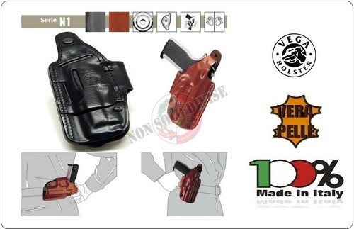 Fondina pelle nera marrone - pelle,