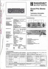BECKER AUTORADIO GRAND PRIX