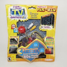 Namco Plug It in & Play TV Giochi 5 Arcade Classics JAKKS Pacific 2004 SIGILLATO