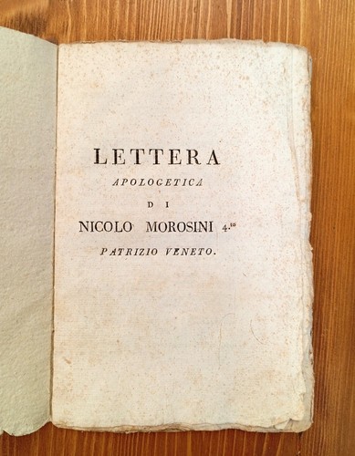 Lettera apologetica nicolò - lettera,