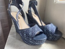 Sandalo Zeppa Guess , Usato Pochissimo, Come Nuove