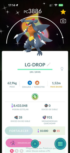 Pokémon shiny garchomp - go,