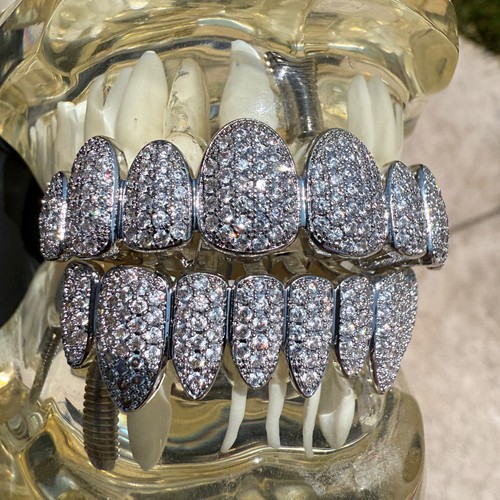 Grillz set tono argento - grillz,