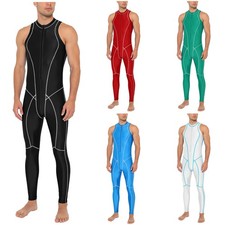 Tuta uomo zip collant lucido