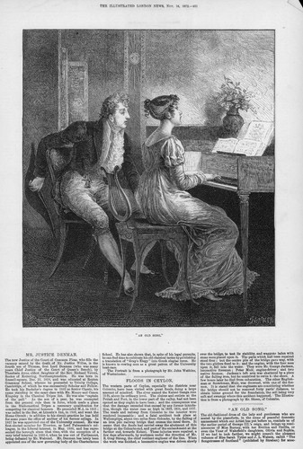 1872 antica stampa belle - stampa, arti