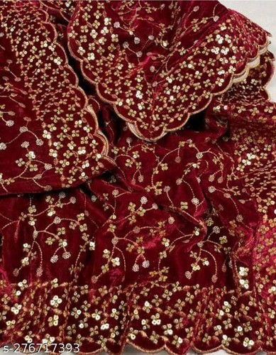 Dupatta velluto marrone - dupatta,