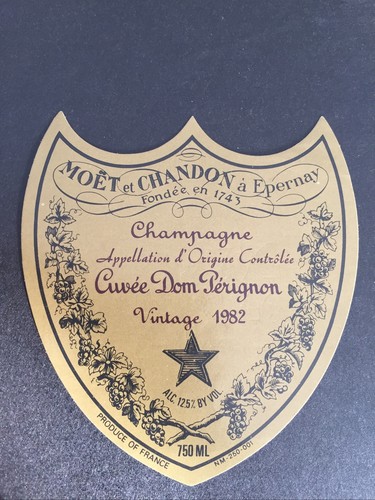 Une étiquette champagne - étiquette, de