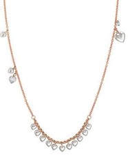 Nomination Collana Rock In Love In Ottone E Crystal Ricca Oro Rosa