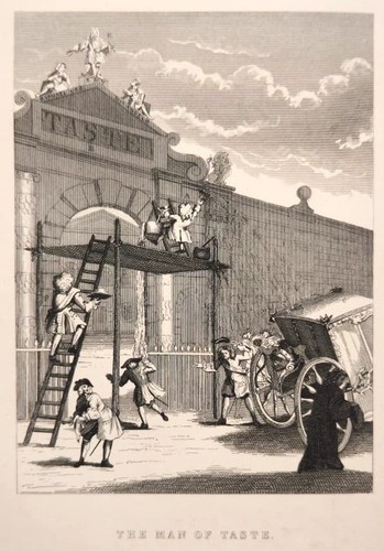 Antique engraving 1840 w - 1840,