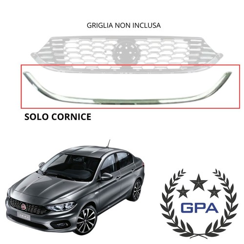 Cornice griglia cromata fiat - cornice,