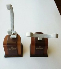 TUDOR Rolex Coppia Espositori Display in legno TMA0211 - Anni '90