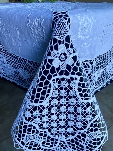 Tovaglia vintage lino ago