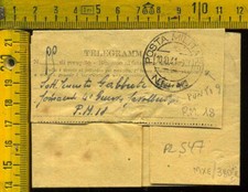 Seconda Guerra Franchigia Telegramma Posta Militare  18 P.9 Op. Anti Partigiane