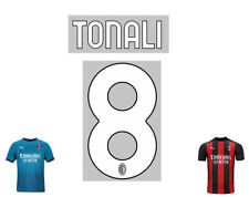Kit Personalizzazione TUTTI Serie A 2021 Maglia MILAN BRAHIM IBRAHIMOVIC TONALI