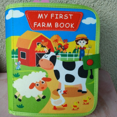 Libro montessori feltro - libro,
